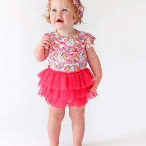 Lisa Frank Posh Peanut Angel Kitty Butterfly Tulle Dress  18-24 Months
